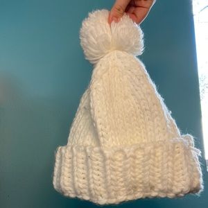 yarn knitted beanie